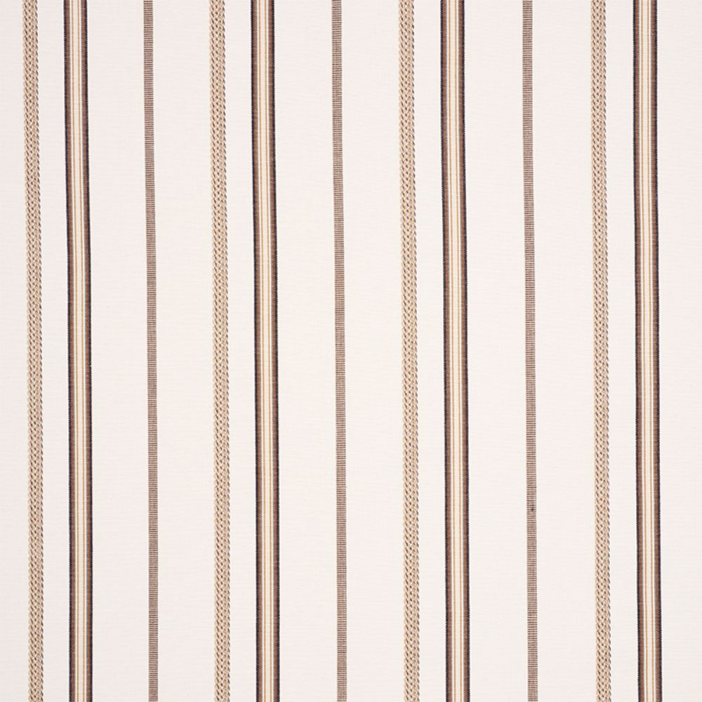 Schumacher 77450 Kayenta Stripe Fabric in Neutral
