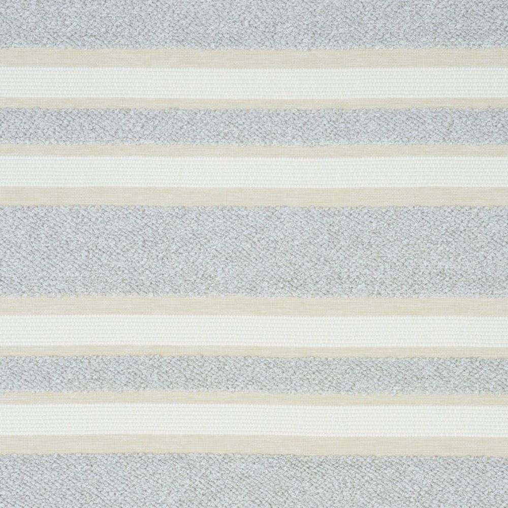 Schumacher 78490 Ohara Stripe Indoor/outdoor Fabric in Grey