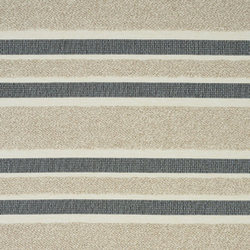 Schumacher 78492 Ohara Stripe Indoor/outdoor Fabric in Taupe