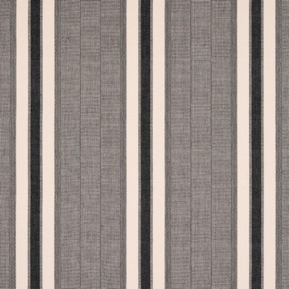 Schumacher 78836 A Rum Fellow Ipala Hand Woven Stripe Fabric in Pitch