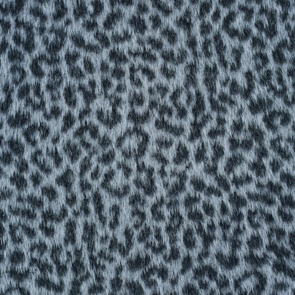 Schumacher 78961 Lilya Leopard Fabric in Grey