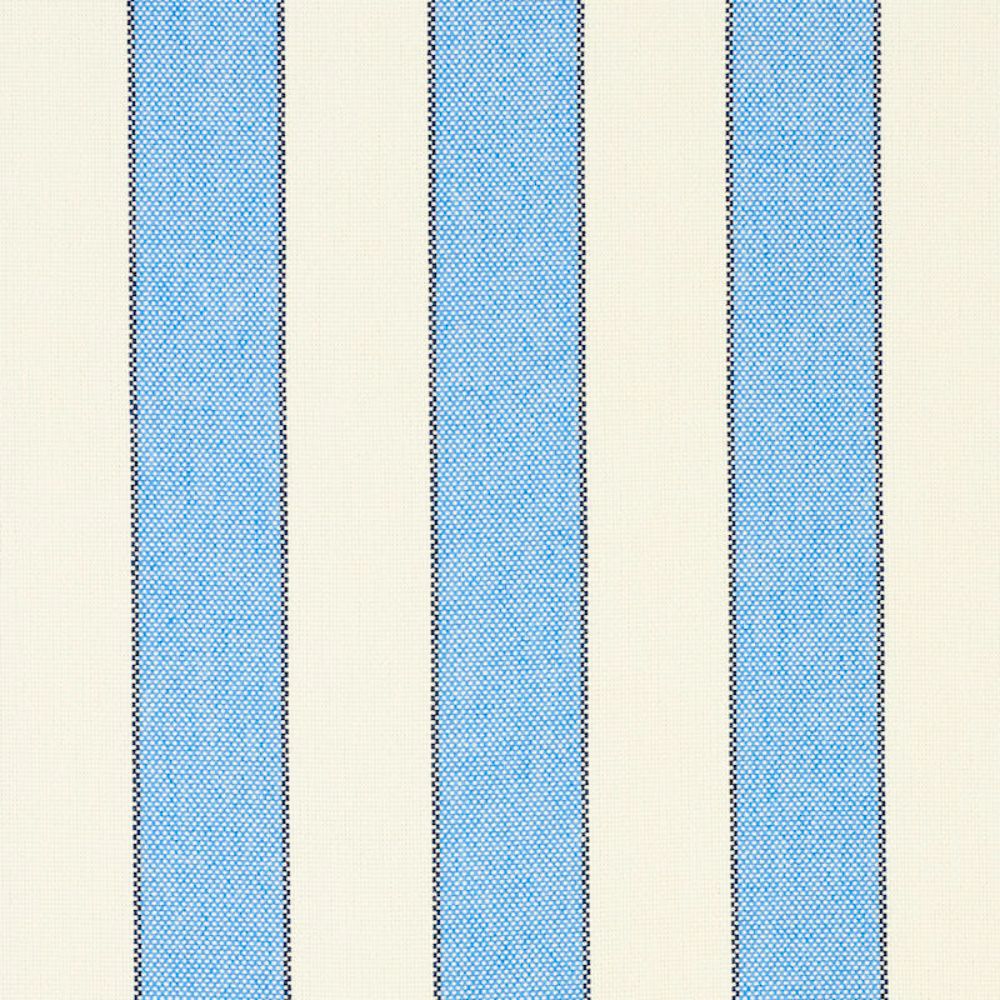 Schumacher 79050 Blumont Stripe Indoor/outdoor Fabric in Blue