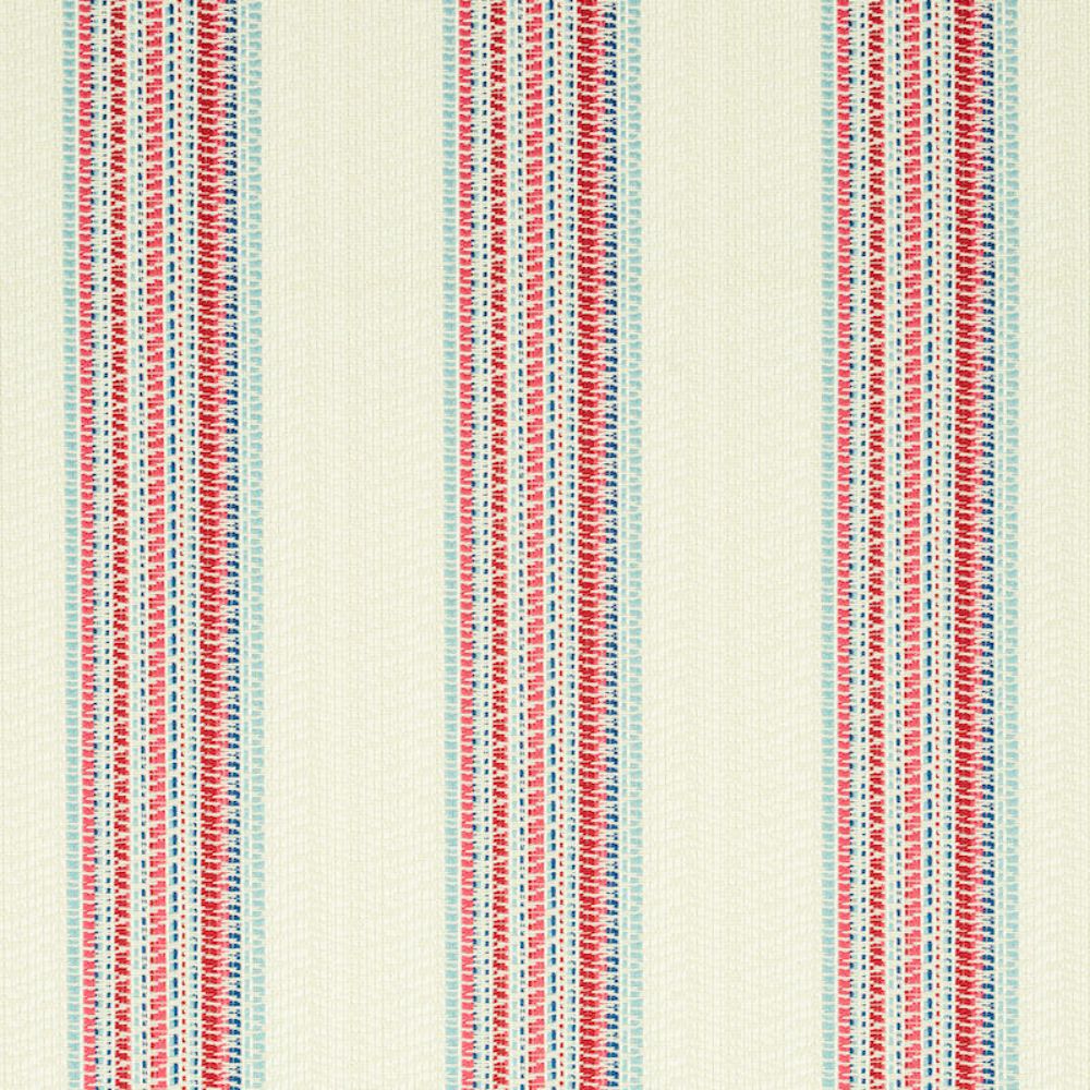 Schumacher 79152 Bendita Stripe Indoor/outdoor Fabric in Rose