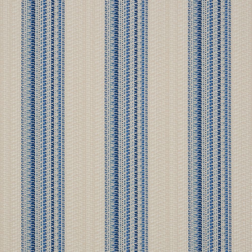 Schumacher 79153 Bendita Stripe Indoor/outdoor in Fabrics in Blue