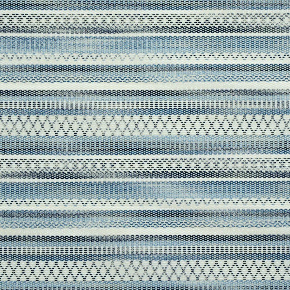 Schumacher 79190 Fremont Indoor/outdoor Fabric in Blue