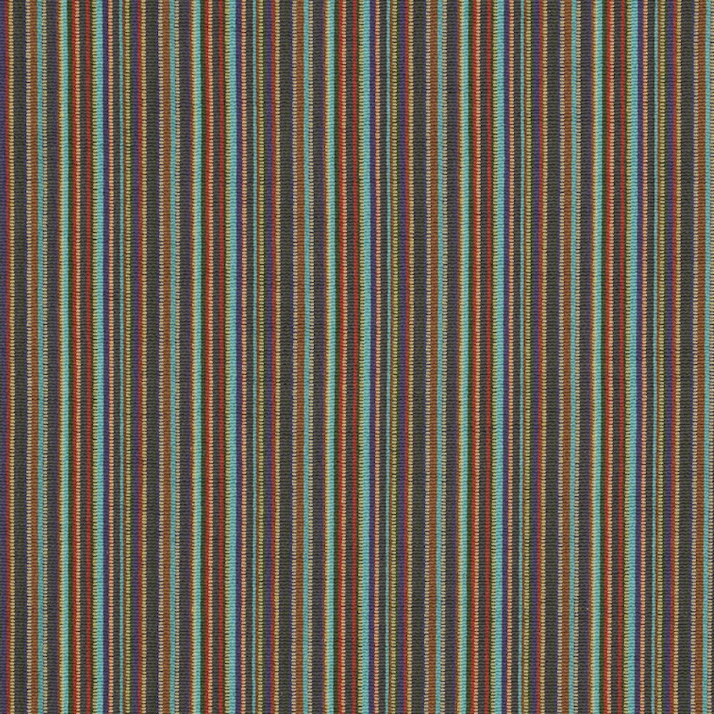Schumacher 79351 Sinoir Stripe Fabric in Multi