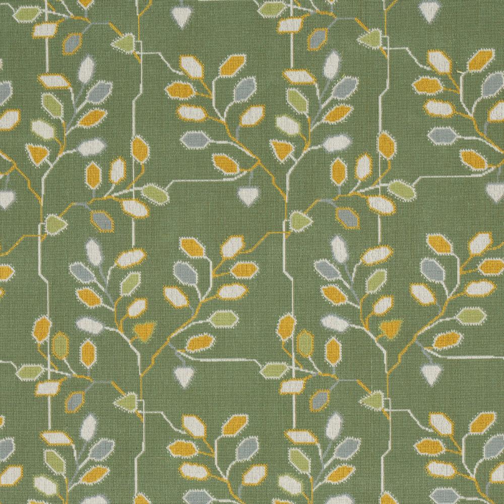 Schumacher 79514 Tumble Weed Épinglé Fabric in Meadow Green