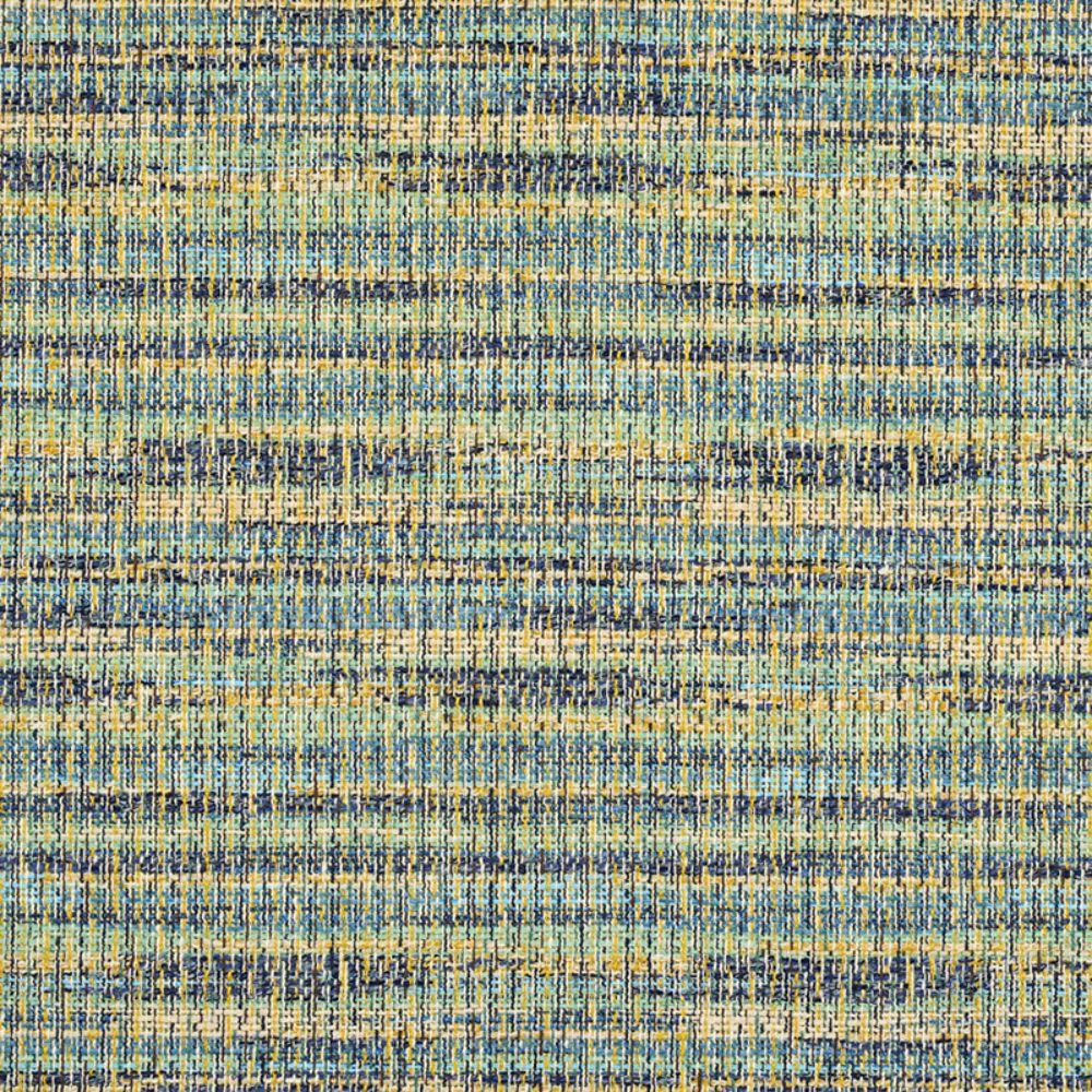 Schumacher 79580 Cannonbury Fabric in Blue Multi