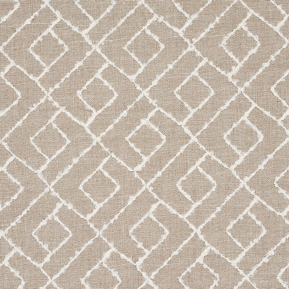 Schumacher 80130 Durant Embroidery Fabric in Natural