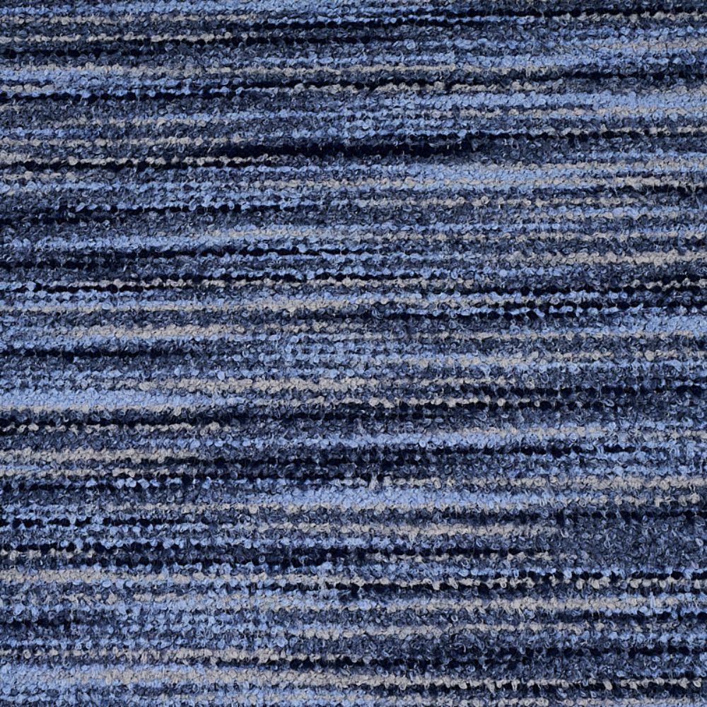 Schumacher 80250 Bensley Boucle Fabric in Blue