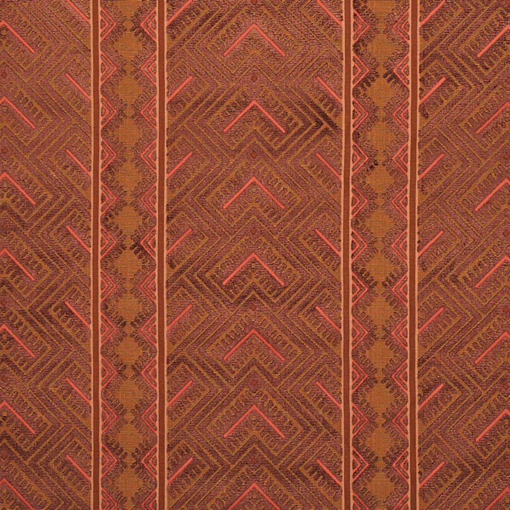 Schumacher 80652 Parvin Velvet in Fabrics in Copper