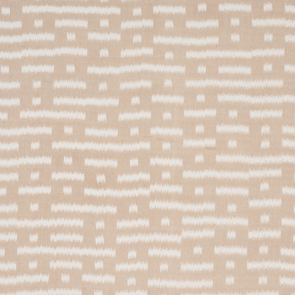 Schumacher 80830 Abstract Ikat in Fabrics in Natural