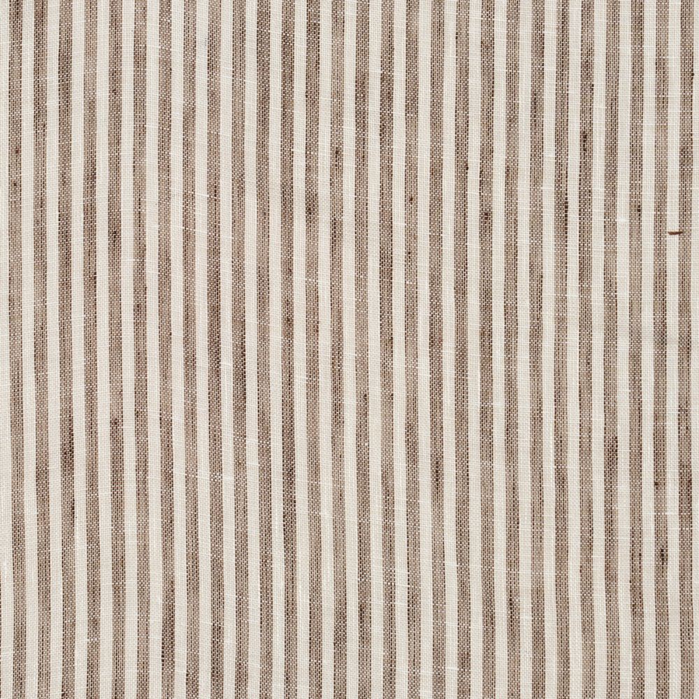 Schumacher 81321 Tori Stripe Sheer Fabrics in Brown