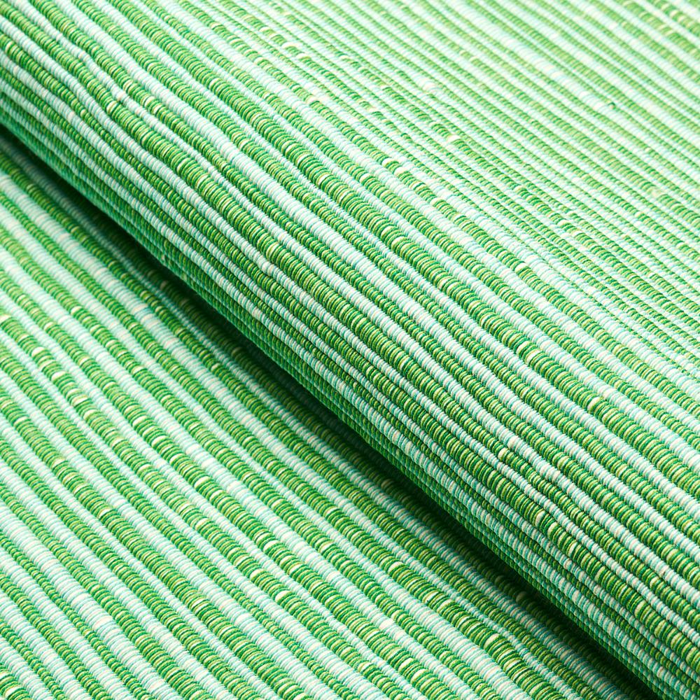 Schumacher 81371 Zeta Handwoven Texture Fabric in Green