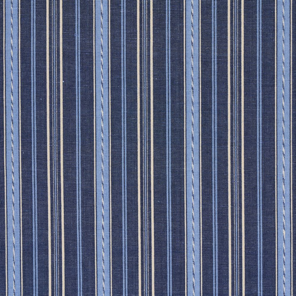 Schumacher 81440 Lightfoot Stripe Fabrics in Delft