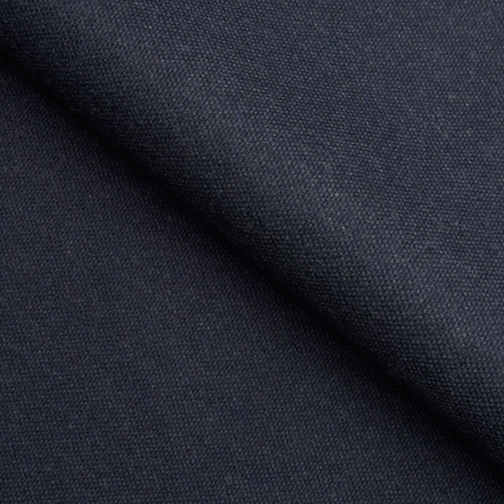Schumacher 81924 Atticus Wool Fabrics in Navy