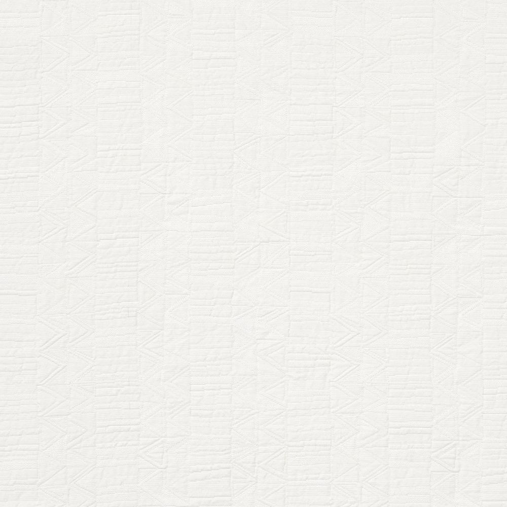Schumacher 82021 Uncommon Threads Bizantino Quilted Weave Fabric in Ivory