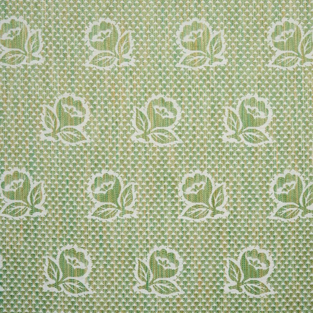 Schumacher 82192 New Traditional Provençal Fleurette Fabric in Leaf