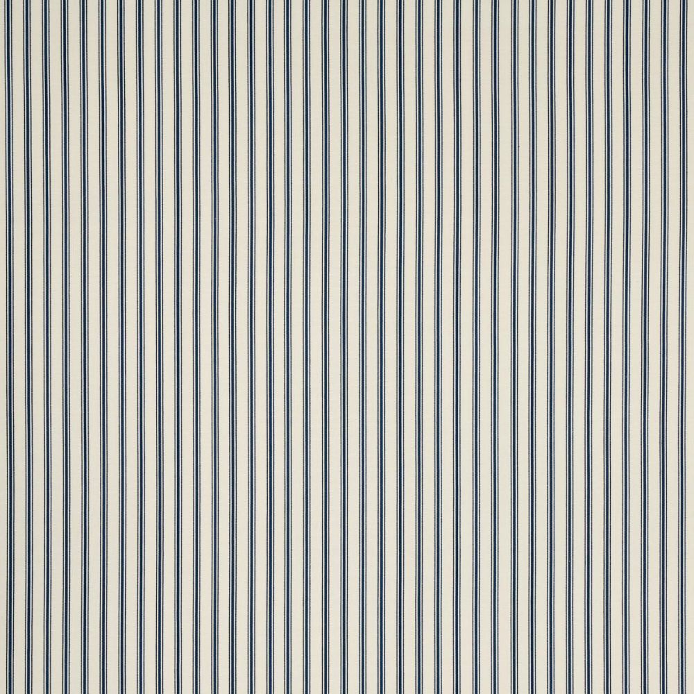 Schumacher 82200 New Traditional Provençal Marquet Ticking Stripe Fabric in Navy