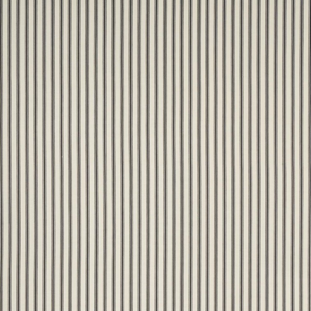 Schumacher 82201 New Traditional Provençal Marquet Ticking Stripe Fabric in Carbon