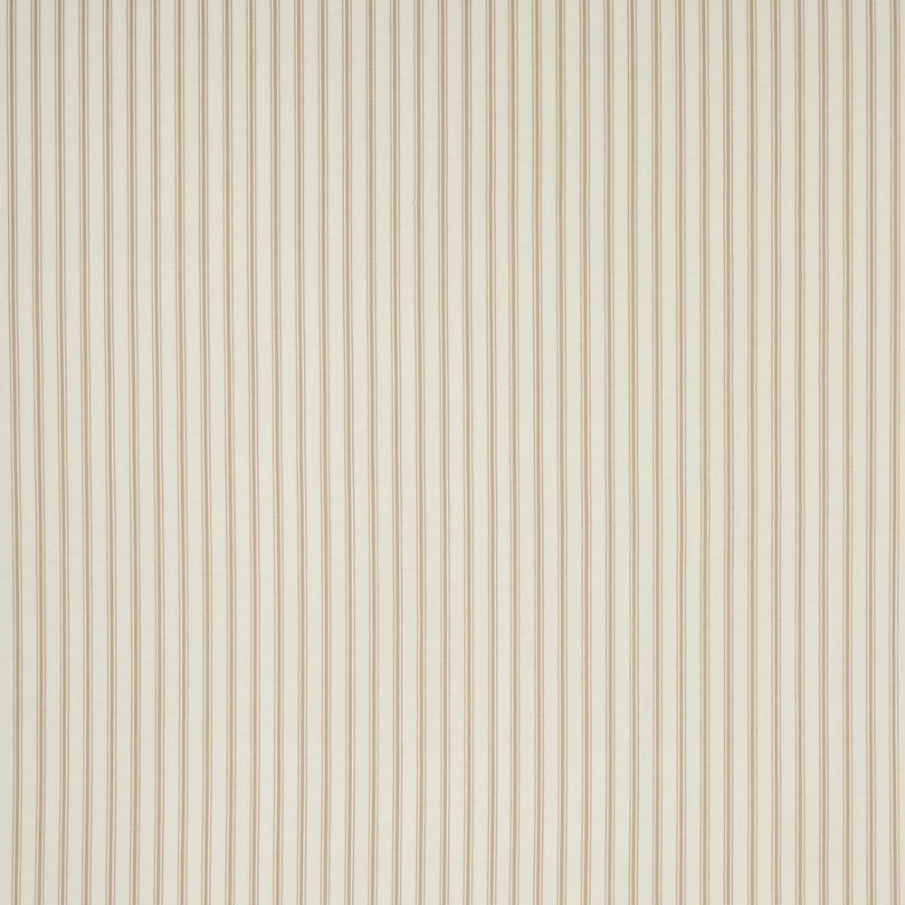 Schumacher 82202 New Traditional Provençal Marquet Ticking Stripe Fabric in Sand