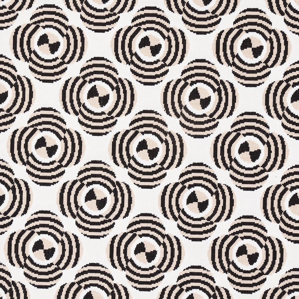 Schumacher 82261 Le Moderne Cut Velvet Fabric in Neutral