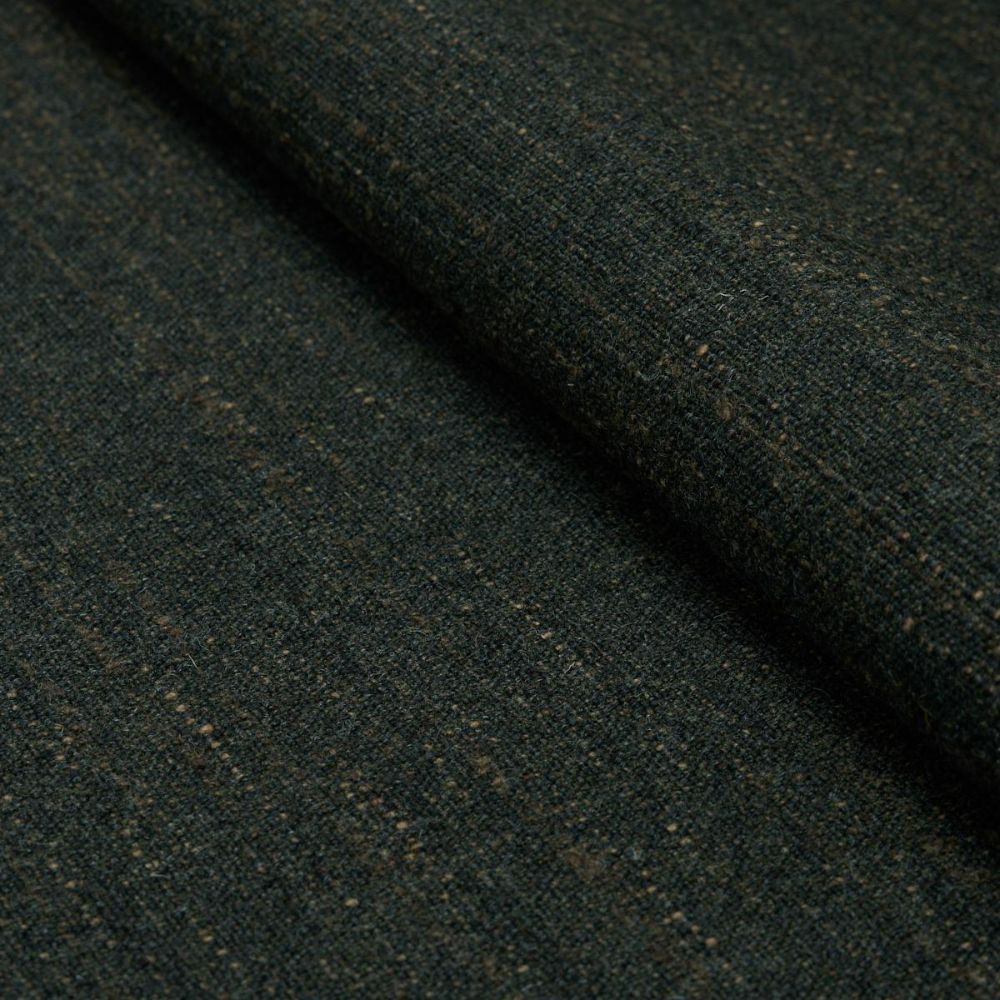 Schumacher 82362 Patterson Flynn Atlas Wool Texture Fabric in Charcoal
