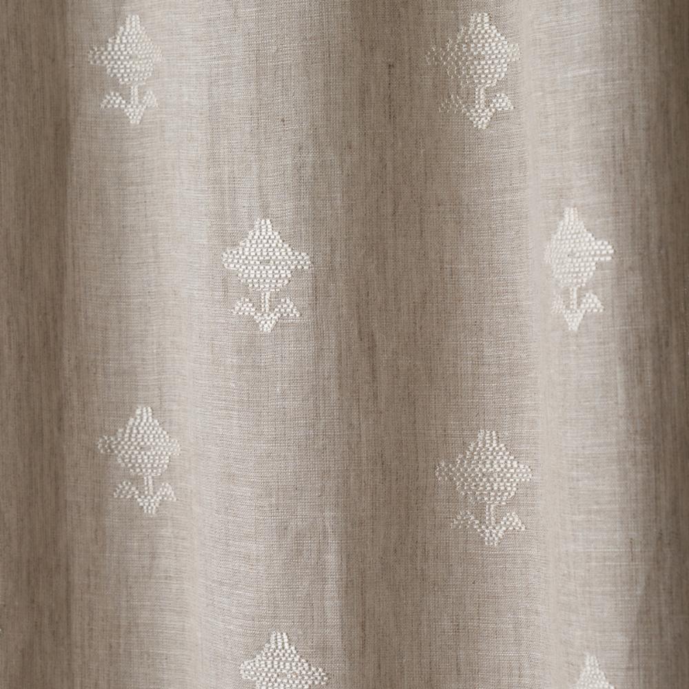 Schumacher 82552 Rubia Sheer Fabric in Natural