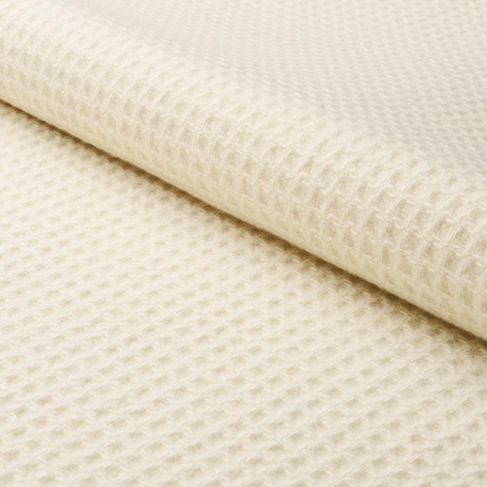Schumacher 82641 Walden Wool Texture Fabric in Ivory