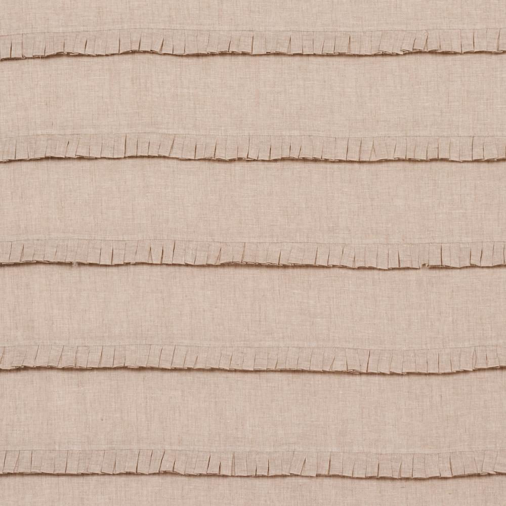 Schumacher 82650 Dorothy Pleated Linen Fabric in Linen