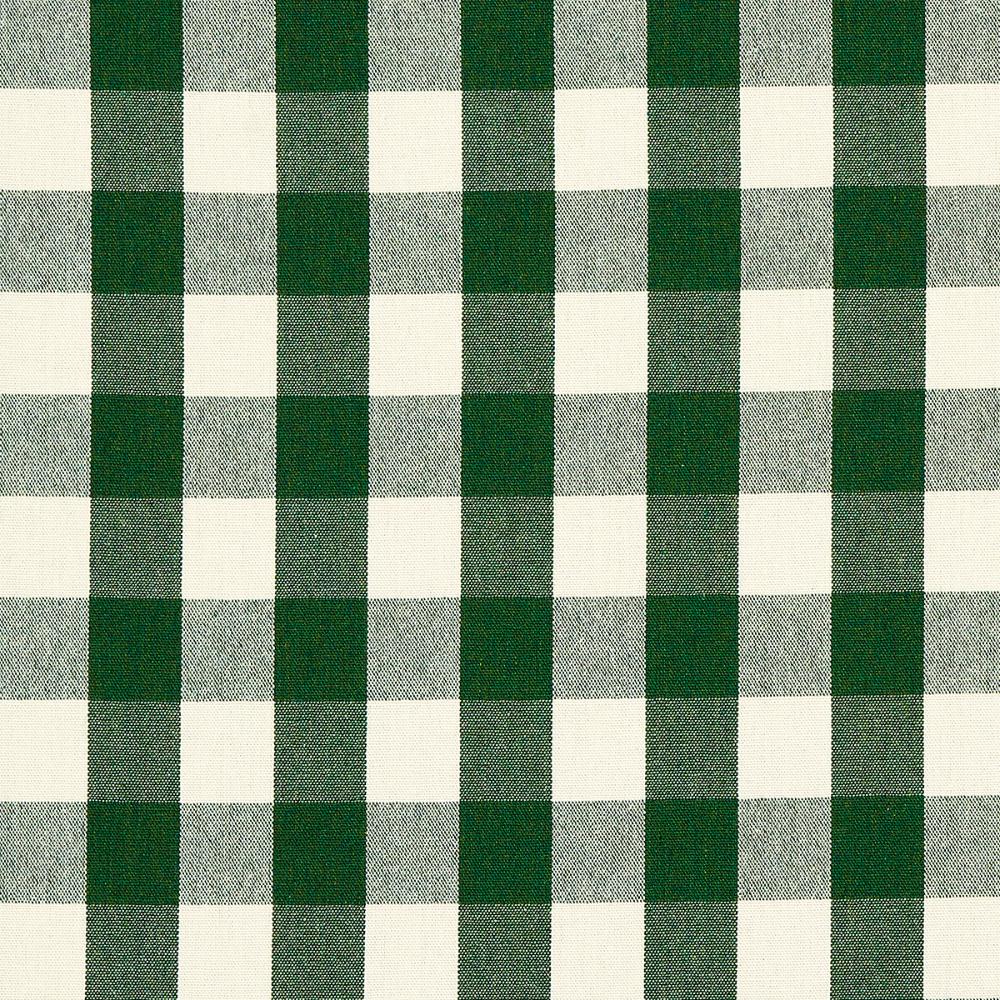 Schumacher 82941 Dutton Buffalo Check Fabric in Emerald