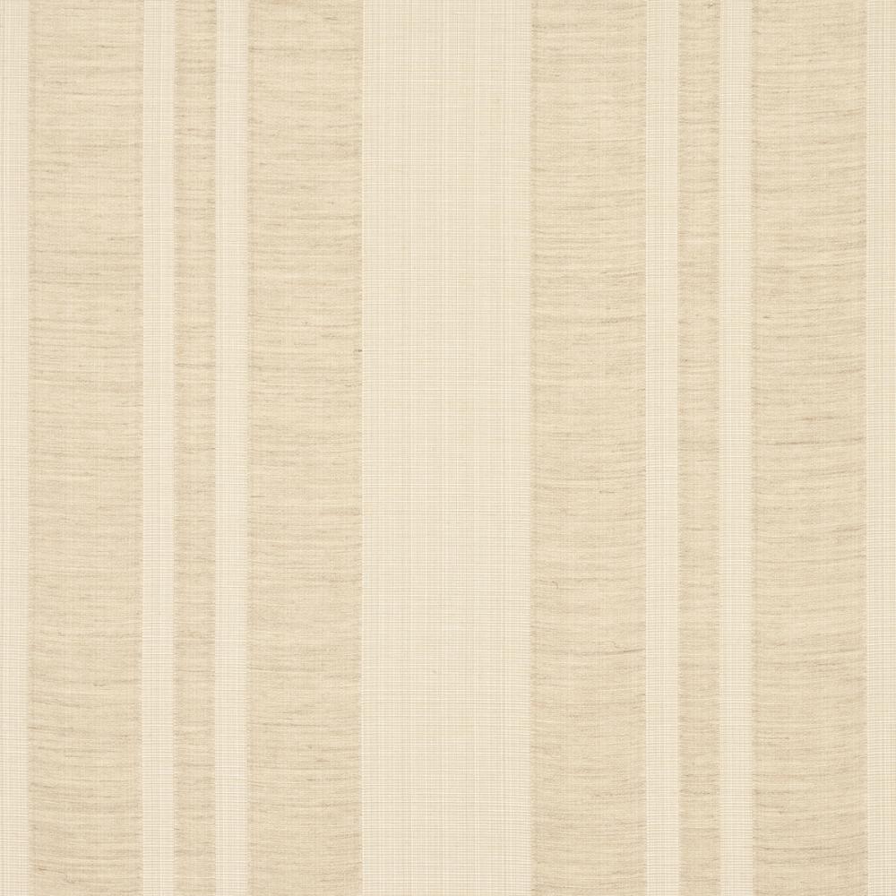 Schumacher 83261 Simon Wool Linen Stripe Fabric in Natural