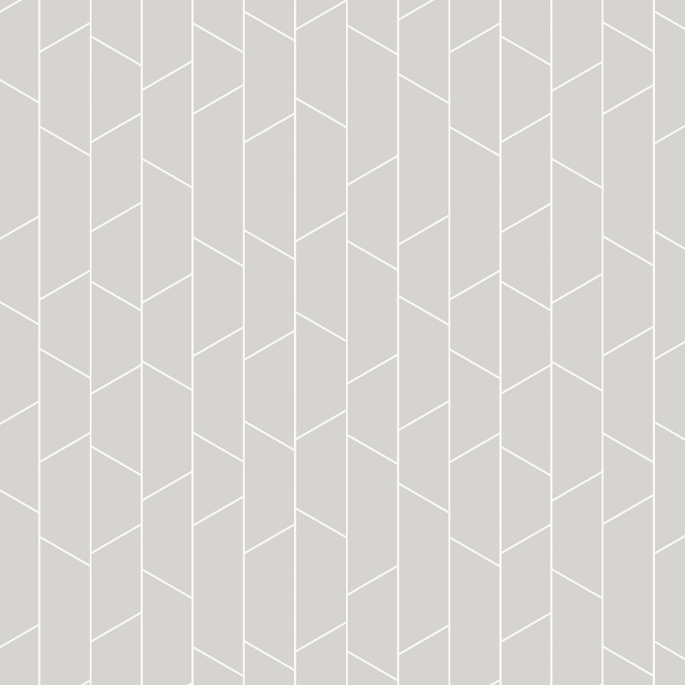 Schumacher 8820 Angle Wallcoverings in Grey