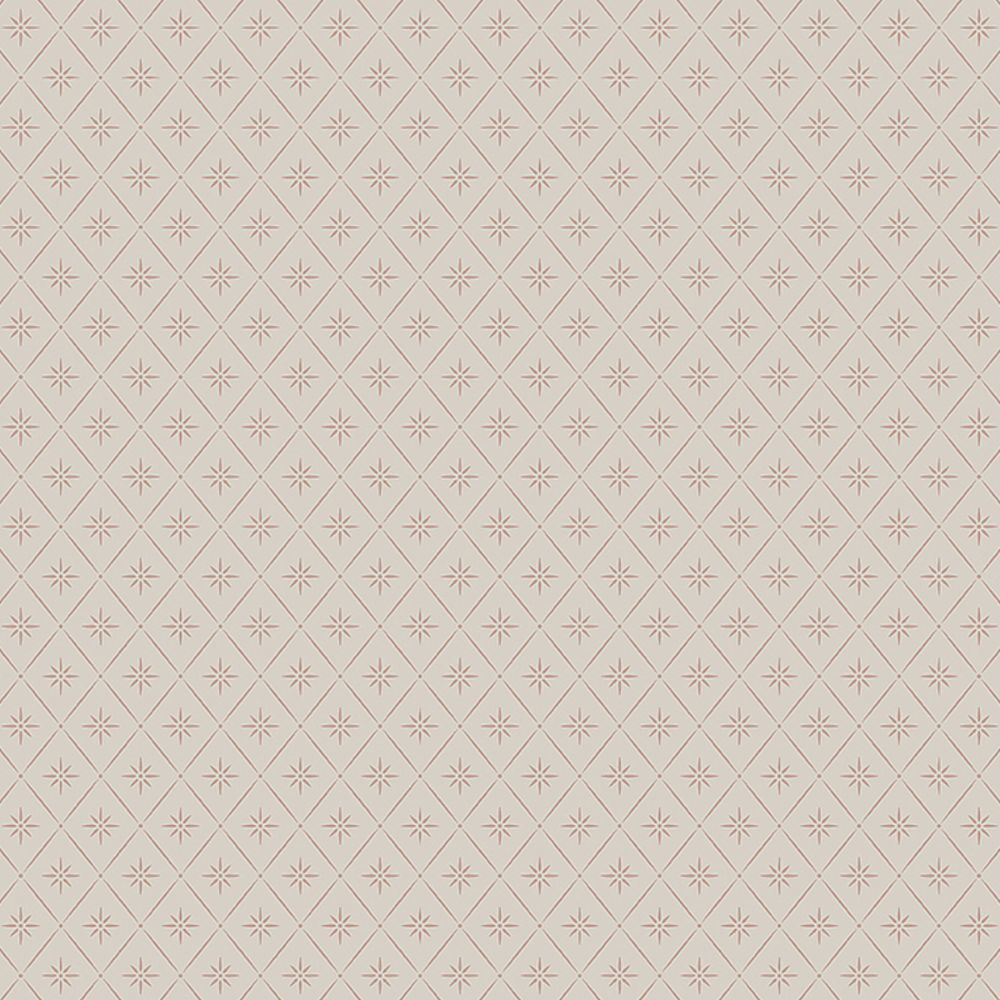Schumacher 8861 Windrose Wallcoverings in Clay