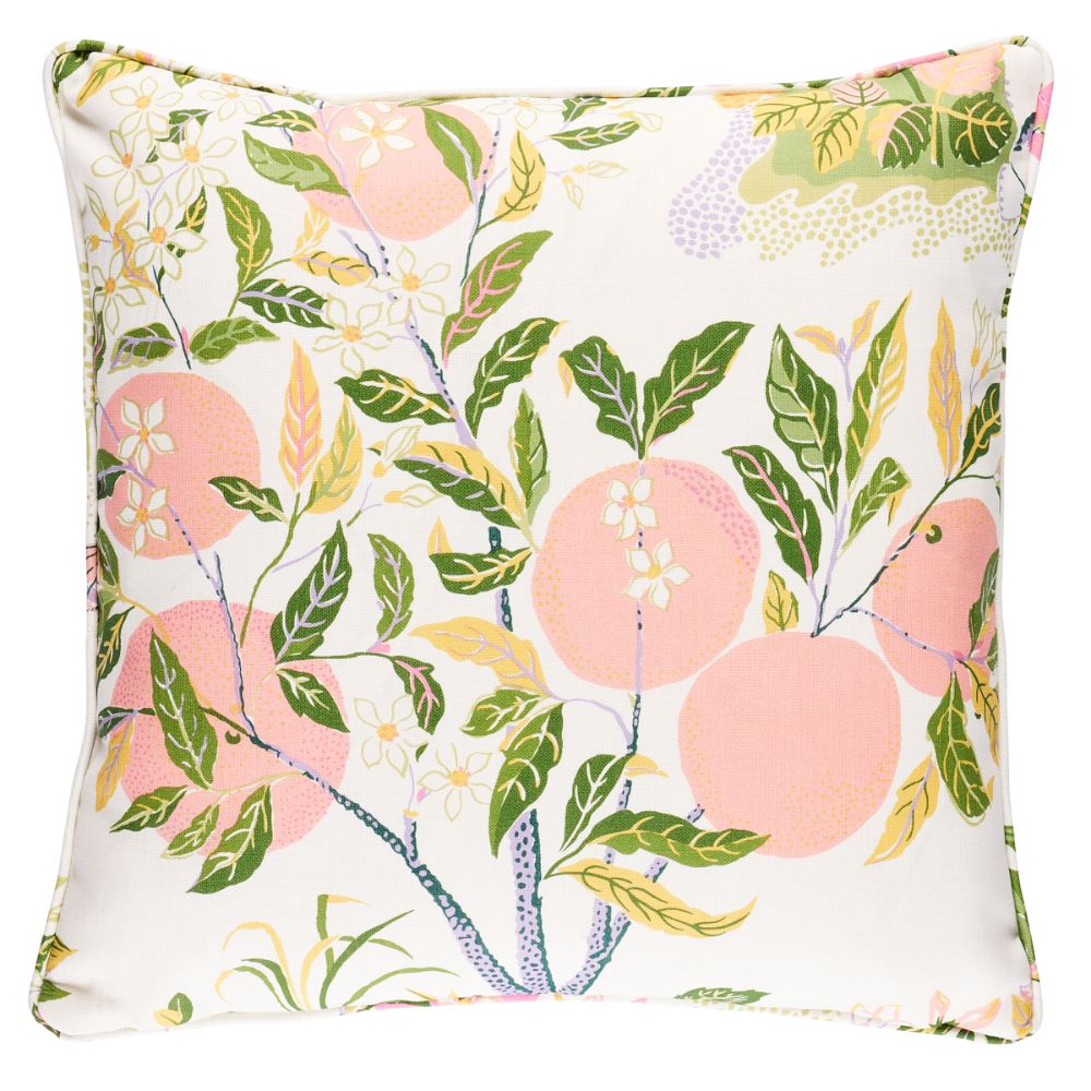Schumacher SO17733304 Citrus Garden I/O 18" Pillow Pillows & Accessories in Garden