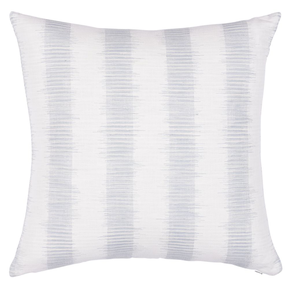 Schumacher SO17781104 Attleboro Ikat 18" Pillow Pillows & Accessories in Mineral