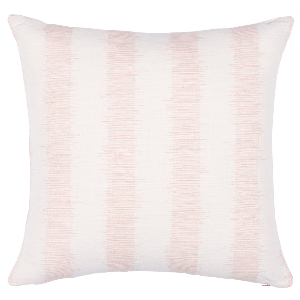 Schumacher SO17781304 Attleboro Ikat 18" Pillow Pillows & Accessories in Blush