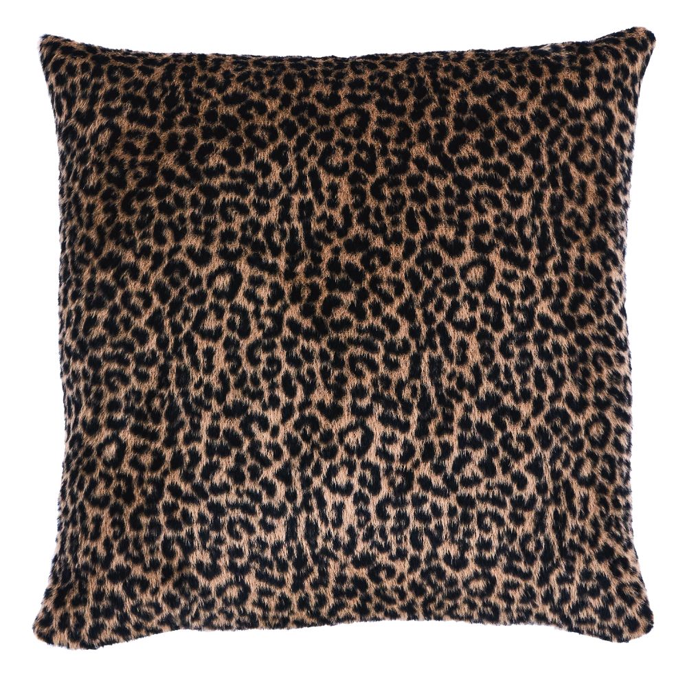 Schumacher SO7896004 Lilya Leopard 18" Pillow in Natural