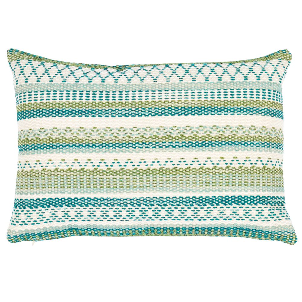 Schumacher SO7919215 Fremont I/O Pillow Pillows & Accessories in Green
