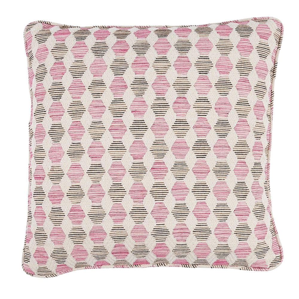 Schumacher SO7984204 Coquina 18" Pillow in Pink