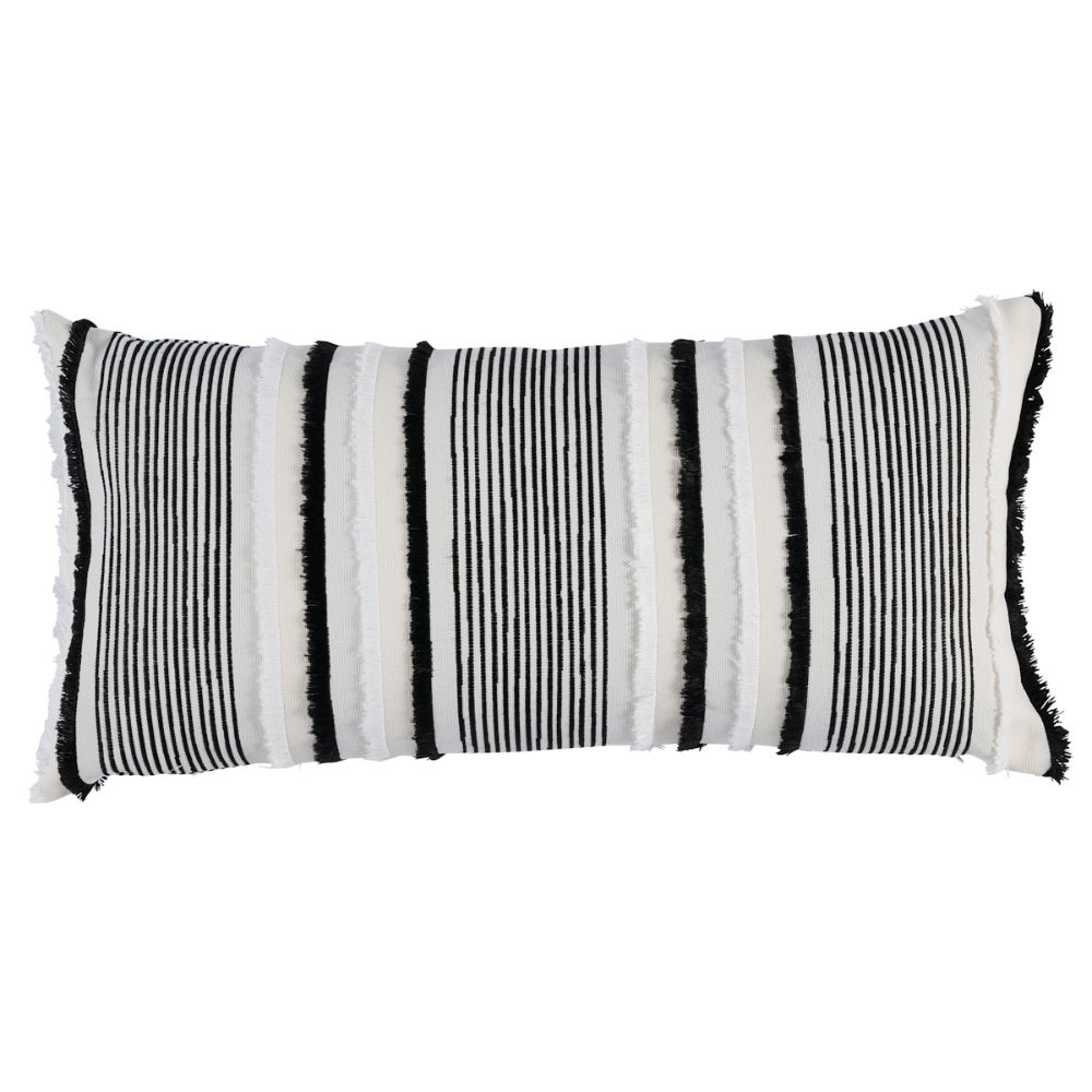 Schumacher SO8111018 Billy I/O Pillow Pillows & Accessories in Black