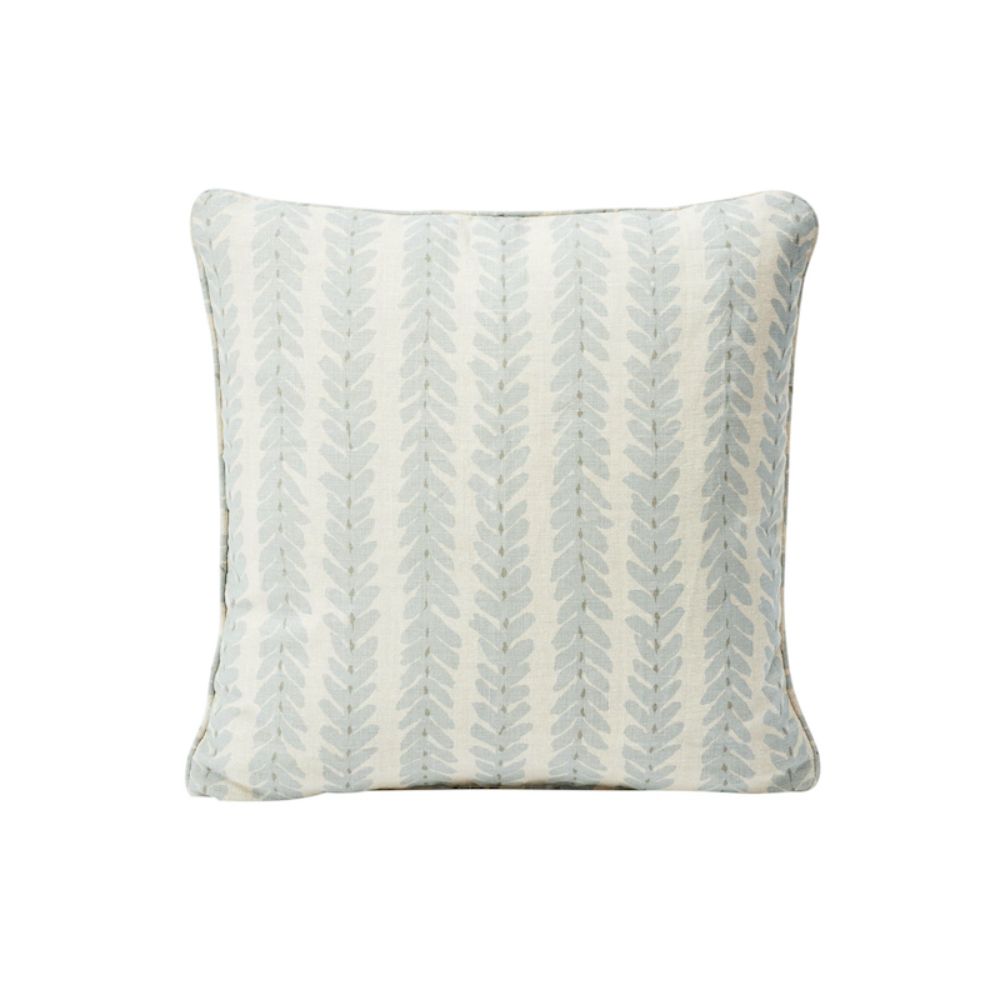 Schumacher SOWOOD00104 Woodperry 18" Pillow in Blue