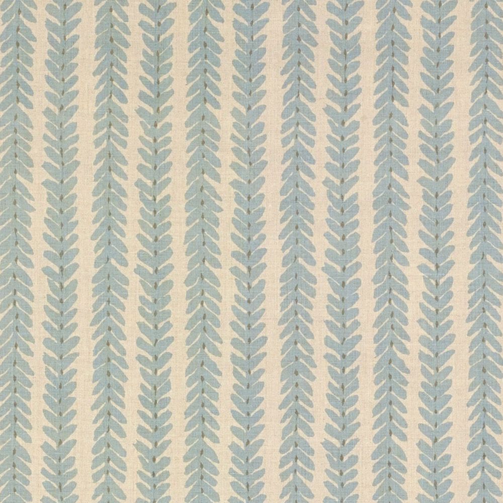 Schumacher WOOD001 Woodperry Fabric in Blue