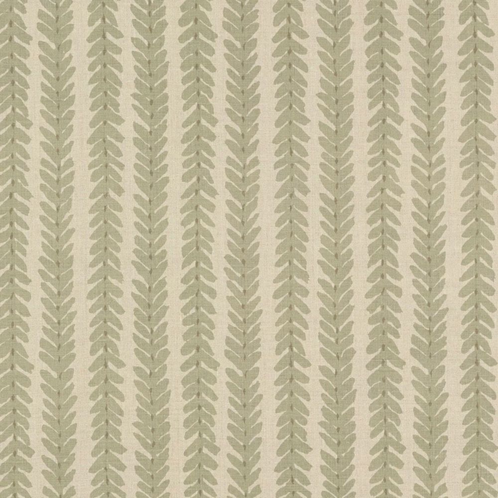 Schumacher WOOD006 Woodperry Fabric in Sage
