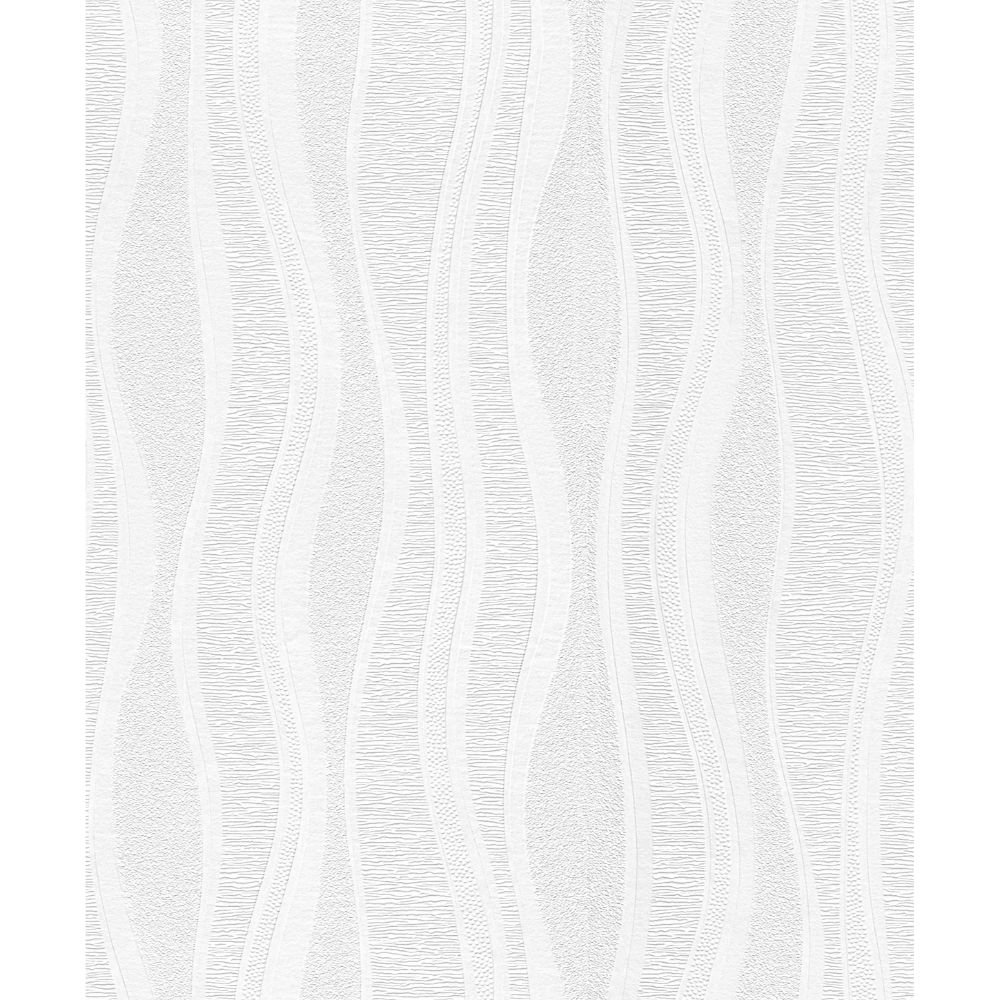 Seabrook Wallpaper 13045-10 Patterned Ribbon Paintable Wallpaper in Off-White