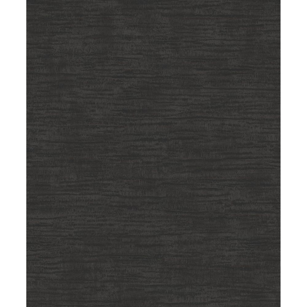 Etten Gallerie by Seabrook Wallpaper 2231810 Bark Texture in Metallic Charcoal & Ebony
