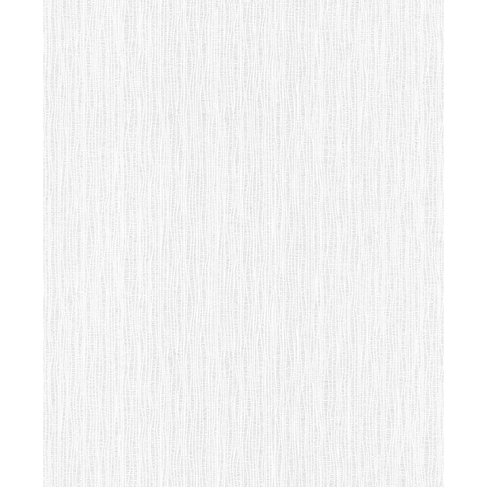 Seabrook Wallpaper 5336-10 Stria Ribbon Paintable Wallpaper in Off-White