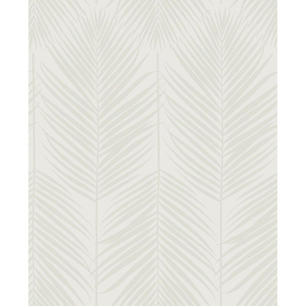 Seabrook Wallpaper BD50000 Persei Palm Wallpaper in Chardonnay