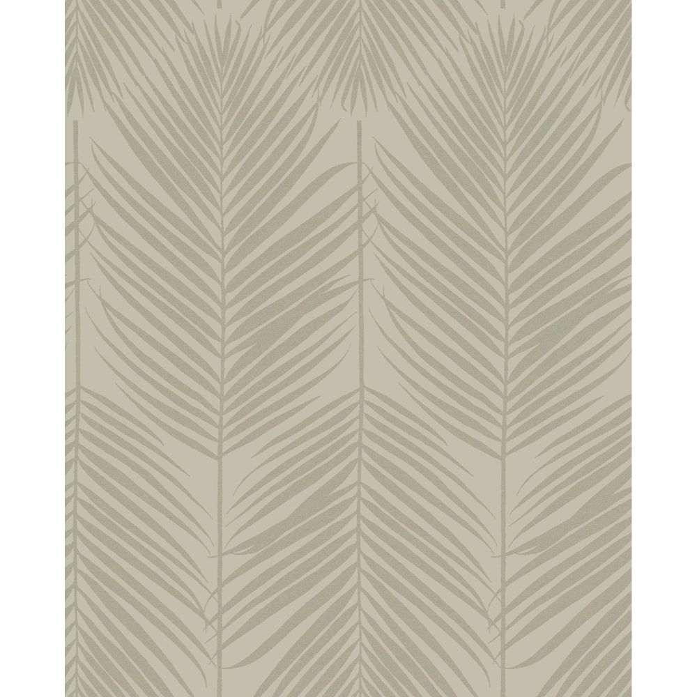 Seabrook Wallpaper BD50003 Persei Palm Wallpaper in Champagne