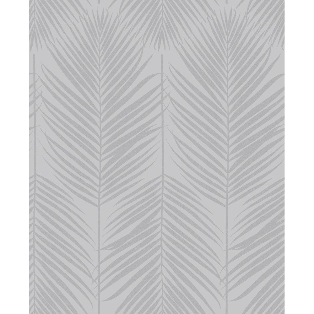 Seabrook Wallpaper BD50010 Persei Palm Wallpaper in Nickel